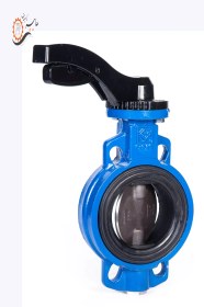 تصویر شیر پروانه ای ویفری اهرمی سایز 8 اینچ BVW16-8 ا lever wafer butterfly valve lever wafer butterfly valve