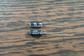 تصویر خازن الکترولیتی 1uF / 25V 