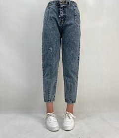 تصویر شلوار جین مام فیت بلوبلک 