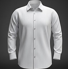 تصویر پیراهن مردانه مخمل پارچه ترک دوخت شرکتی - طوسی روشن / Xxl 