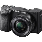 تصویر دوربین بدون آینه سونی Sony Alpha a6400 kit 16-50mm ا Sony a6400 Mirrorless Camera with 16-50mm Lens Sony a6400 Mirrorless Camera with 16-50mm Lens