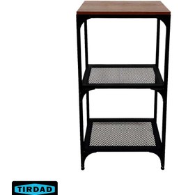 تصویر کتابخانه دو طبقه ژالکه – شلف طبقاتی – مدل Tirdad Jalkeh TIRDAD FJÄLLBO Shelf unit, Black