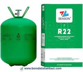 تصویر گاز مبرد R22 برند سیزن 