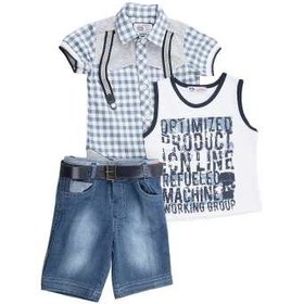 تصویر ست لباس پسرانه کی‌ تی‌ اس مدل 51163B ا KTS 51163B Baby Boy Clothing Set KTS 51163B Baby Boy Clothing Set