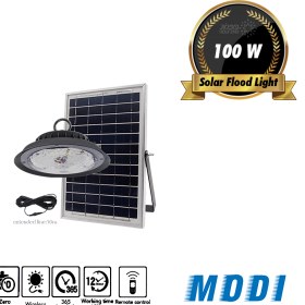 تصویر چراغ آویز خورشیدی 100 وات برند مودی مدل IR-MD74100 MODI Solar Light 100W IR-MD74100