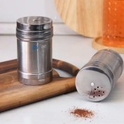 تصویر نمک پاش ۳ تایی استیل کدm2 