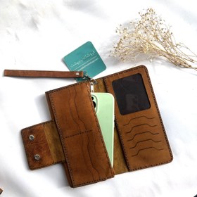 تصویر کیف پول‌چرم شتر 