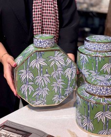 تصویر جار دکوری Green Leaf Bambu 