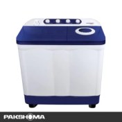 تصویر ماشین لباسشویی دوقلو پاکشوما 15.5 کیلویی مدل PTF-1524BJ Pakshoma twin washing machine 15.5 kg model PTF-1524BJ