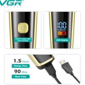 تصویر کیت۳کاره مردانه VGRمدلVL-366پروفیشنال VGR VL-366/MEN. GROOMING KIT