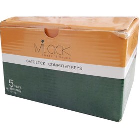 تصویر قفل حیاطی میلاک مدل DI-501 - یشمی 