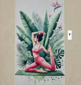 تصویر زیر انداز ورزشی و حوله باشگاهی 