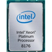 تصویر پردازنده سرور اینتل مدل Xeon Platinum 8176 استوک Intel Xeon Platinum 8176 Server Processor Used