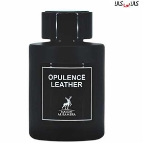 تصویر ادو پرفیوم مردانه الحمبرا مدل Amber and Leather حجم 100 میلی لیتر | عطر مردانه