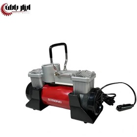 تصویر کمپرسور هوا فندکی دو سیلندر کیفی مدل STG2000B استرانگ Double-Cylinder-Air-Compressor-STG2000B-Strong