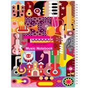 تصویر دفتر نت موسیقی 40 برگ مکث نوت مدل 3772 