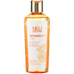 تصویر تونر نئودرم پوست چرب ویتامین سی 200 میل Neuderm Vitamin C Toner For Oily Skin 200ml
