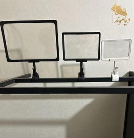 تصویر اتیکت قیمت سایز A5 طلق دار گیره دار کتیبه دار 