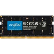 تصویر رم لپ تاپ کروشیال Crucial CT8 Single Channel CL46 5600MHz DDR5 8GB 