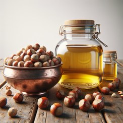 تصویر روغن فندق خالص 