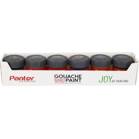 تصویر گواش 6 رنگ پنتر Panter Nano GP-711-6 Panter GP-711-6 Gouache Nano Paint