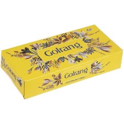 تصویر گلرنگ دستمال کاغذی دولایه 100برگ 