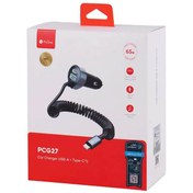 تصویر شارژر فندکی 65 وات پرووان با کابل تایپ سی ProOne PCG27 ProOne PCG27 CAR CHARGER USB-A + TYPE-C*2
