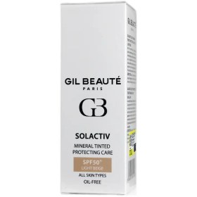 تصویر کرم ضد آفتاب رنگی ژیل بوته SPF 50 مدل 01 ‌مناسب برای انواع پوست حجم 40 میلی‌لیتر Gill Bute colored sunscreen SPF 50, model 01, suitable for all skin types, volume 40 ml