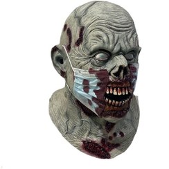 تصویر ماسک ترسناک زامبی بیمارستانی با LED 
