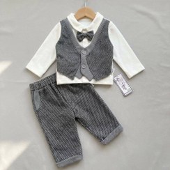 تصویر ست دوتکه مخمل پسرونه‌ 