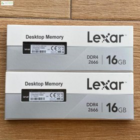 تصویر رم کامپیوتر RAM LEXAR 16GB 3200 DDR4 ا RAM COMPUTER LEXAR 16GB 3200 DDR4 RAM COMPUTER LEXAR 16GB 3200 DDR4