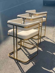 تصویر صندلی کانتر مدل ناپل خم 