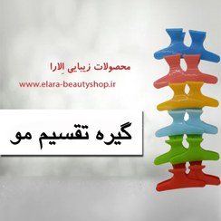 تصویر گیره تقسیم مو ۱۲عددی 