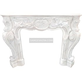 تصویر شومینه سنگی آترین 