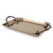 تصویر سینی برنجی مستطیل متوسط لیلیان ریتون کد 3210581 