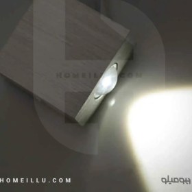 تصویر چراغ دکوراتیو 1 وات LED مربع یک طرفه کبریتی 