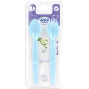 تصویر قاشق و چنگال کودک وی کر مدل ساده -Wee Care-U201 