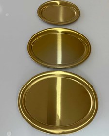 تصویر دیس استیل طلایی - ۲۰ Golden steel dish