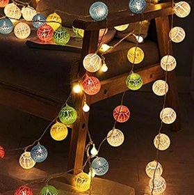 تصویر چراغ های تزیینی ۱۰ رشته ای OPALHOUSE با طراحی جذاب و رنگارنگ STRING LIGHTS OPALHOUSE