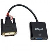 تصویر تبدیل Royal DVI to VGA ا Royal DVI to VGA Convertor Royal DVI to VGA Convertor