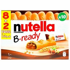 تصویر شکلات بیسکوییتی ۱۰ عددی بی ردی نوتلا – nutella 
