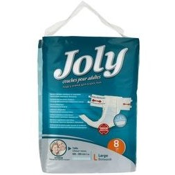 تصویر پوشینه بزرگسال چسبی جولی 8 عددی سایز بزرگ Joly Adult Diapers 8 pieces Big Size