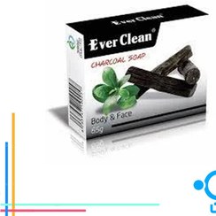 تصویر صابون زغال ever clean charcoal soap