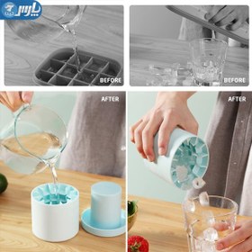 تصویر لیوان یخ ساز سیلیکونی 