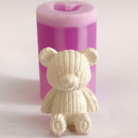 تصویر قالب سیلیکونی خرس تدی خرسهای تدی بزرگ و کوچک به ارتفاع 3 و 4.5cm