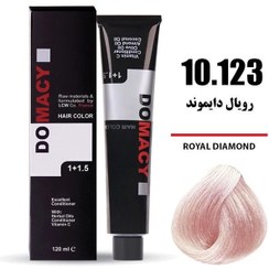 تصویر رنگ موی دوماسی شماره 12.36 رنگ پوست پیازی حجم 120 میلی لیتر Domacy hair color No. 12.36 Onion skin color Volume 120 ml