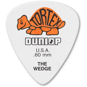 تصویر پیک گیتار دانلوپ Dunlop Picks Tortex Wedge 0.60mm 