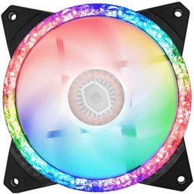 تصویر فن کیس کولر مستر مدل MF120 PRISMATIC با نورپردازی ARGB Cooler Master MasterFan MF120 Prismatic ARGB Case Fan