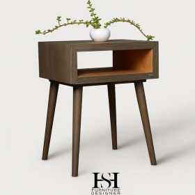 تصویر کنارتختی چوبی 3713 