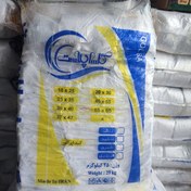 تصویر گونی پلاستیک سفید دسته دارگلسا25کیلویی40*30 